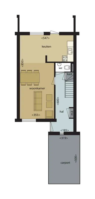 120m2 house te huur voor 1440€/maand in Stategaard 57, Maastricht