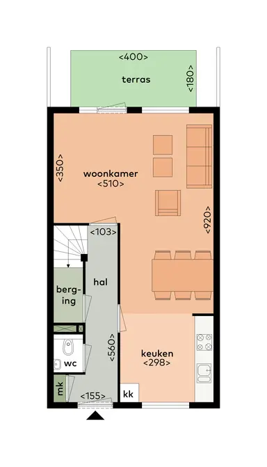 125m2 house to rent for 1995€/month in Elisabeth Boddaertstraat 68, Amsterdam