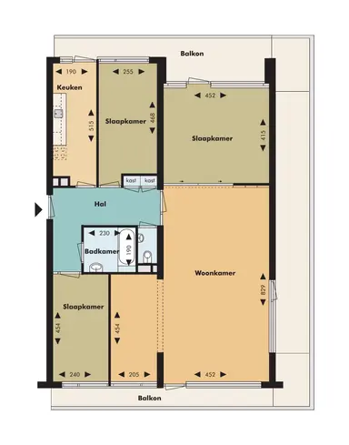 119m2 apartment to rent for 1445€/month in Sir Winston Churchilllaan 571, Rijswijk